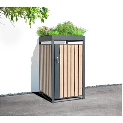 Westmann Mülltonnenbox Planta   1x 240 L Holzoptik 84x68x124,5cm
