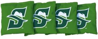 Skip's Garage Stetson Gold Light Green Cornhole Bags