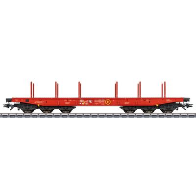 Güterwagen MÄRKLIN "Schwerlastwagen Samms 710 CarMotion - 48740", rot, Modelleisenbahn-Fahrzeuge, Kinder, Kunststoff, Metall