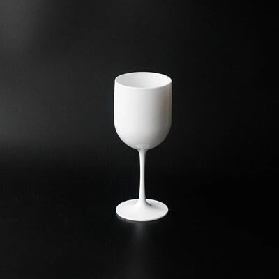 Uplift Essentials Reusable Champagne Flute Set   High Durability Party Glassware white
