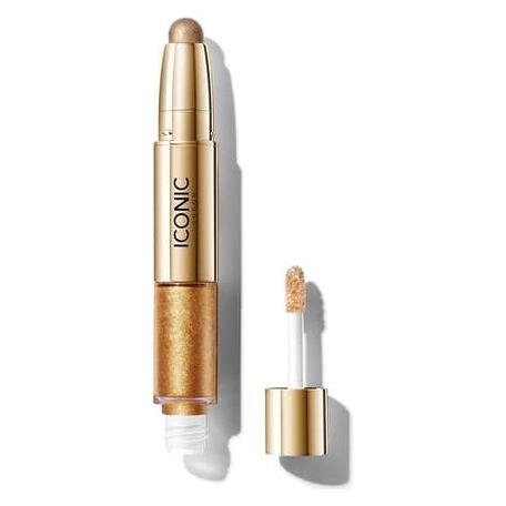 Iconic London Iconic Glaze Crayon Dual-Ended Glitter Eyeshadow Stick (Color Lava) (ICES21007)