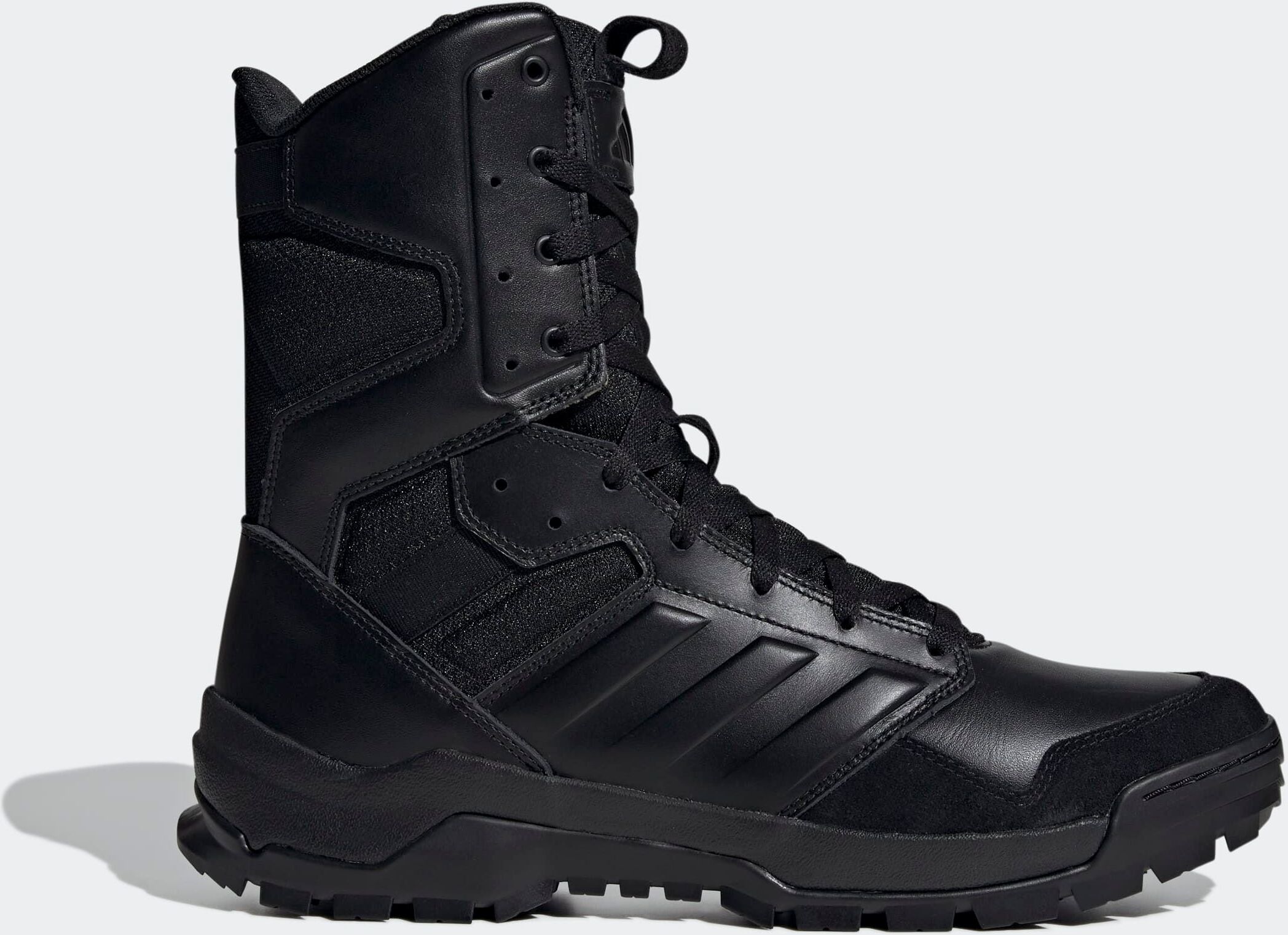 Stiefel ADIDAS PERFORMANCE "GSG-9.2024", Herren, Gr. 43, schwarz (core schwarz, core schwarz, core schwarz), Leder, Textil, Schuhe Stiefel, Outdoorschuh, Einsatzstiefel core schwarz, core schwarz, core schwarz 43