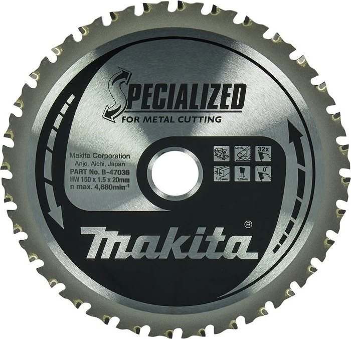 Makita Specialized Circular Saw Blade - for Metal