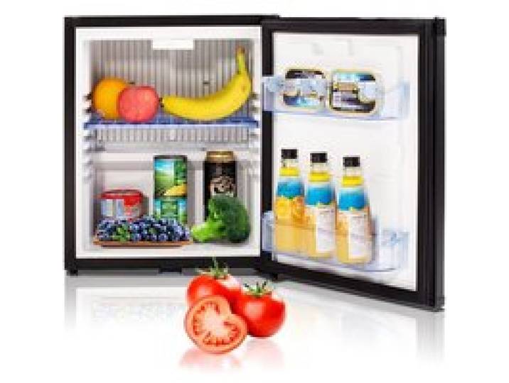 Frigo 220V 12V-30L-SMETA-Frigo Camping car-avec Serrure-pour Camping car Caravane Camion Hôtel Bureau et Chambre-Noir-0-10℃