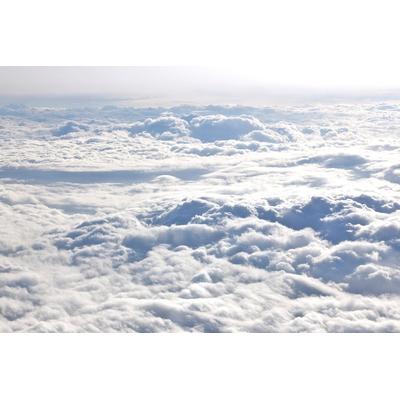 Fototapete PAPERMOON "Wolken", bunt, B:3,5m L:2,6m, Vlies, Tapeten