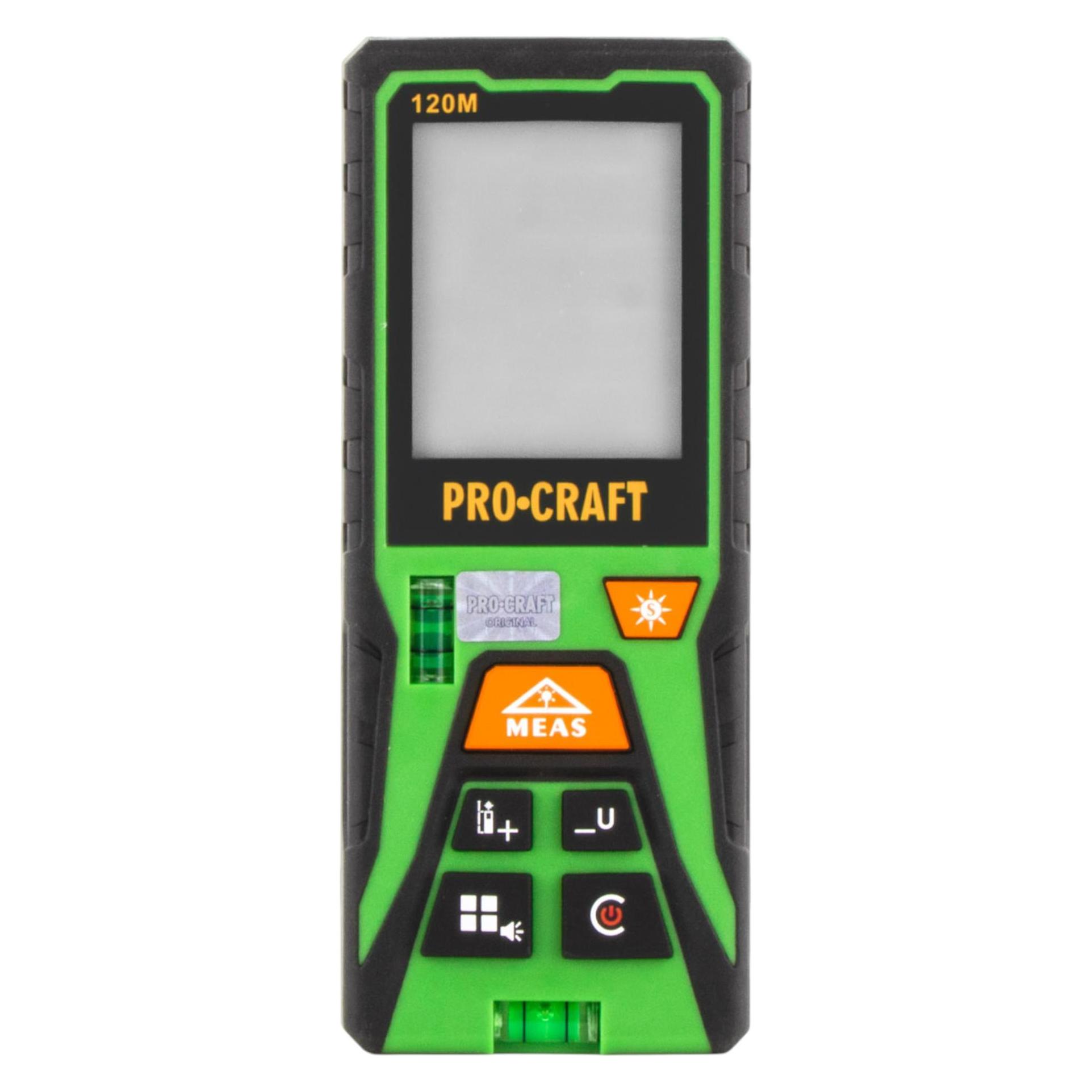 Procraft PLDM120 Laser Entfernungsmesser 120 m + Tasche (120 m, Laserentfernungsmesser) (PLDM120)