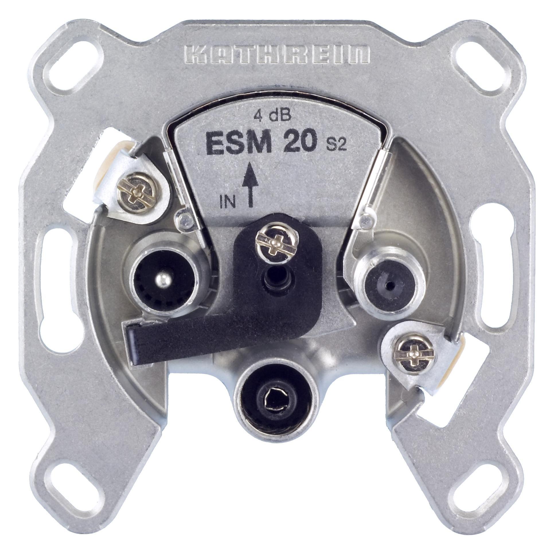 Kathrein ESM 20 Silber Steckdose (Antennendose) (21110008)