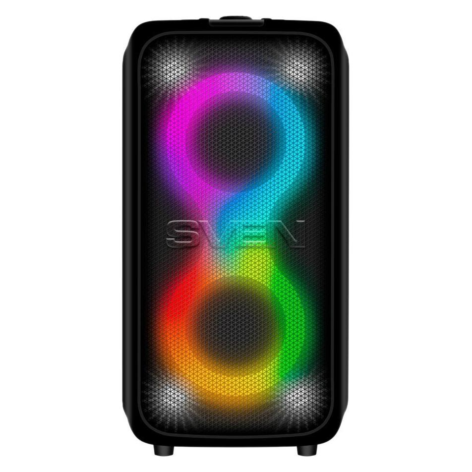 Sven 2.0 tragbarer Lautsprecher PS-960, schwarz, Ausgangsleistung 2 × 80 W (RMS), TWS, Bluetooth, FM, (33 h) (SVEN)