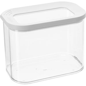 Mepal Vorratsdose Modula, aus Kunststoff, 1 Liter, transparent / weiß, luftdicht