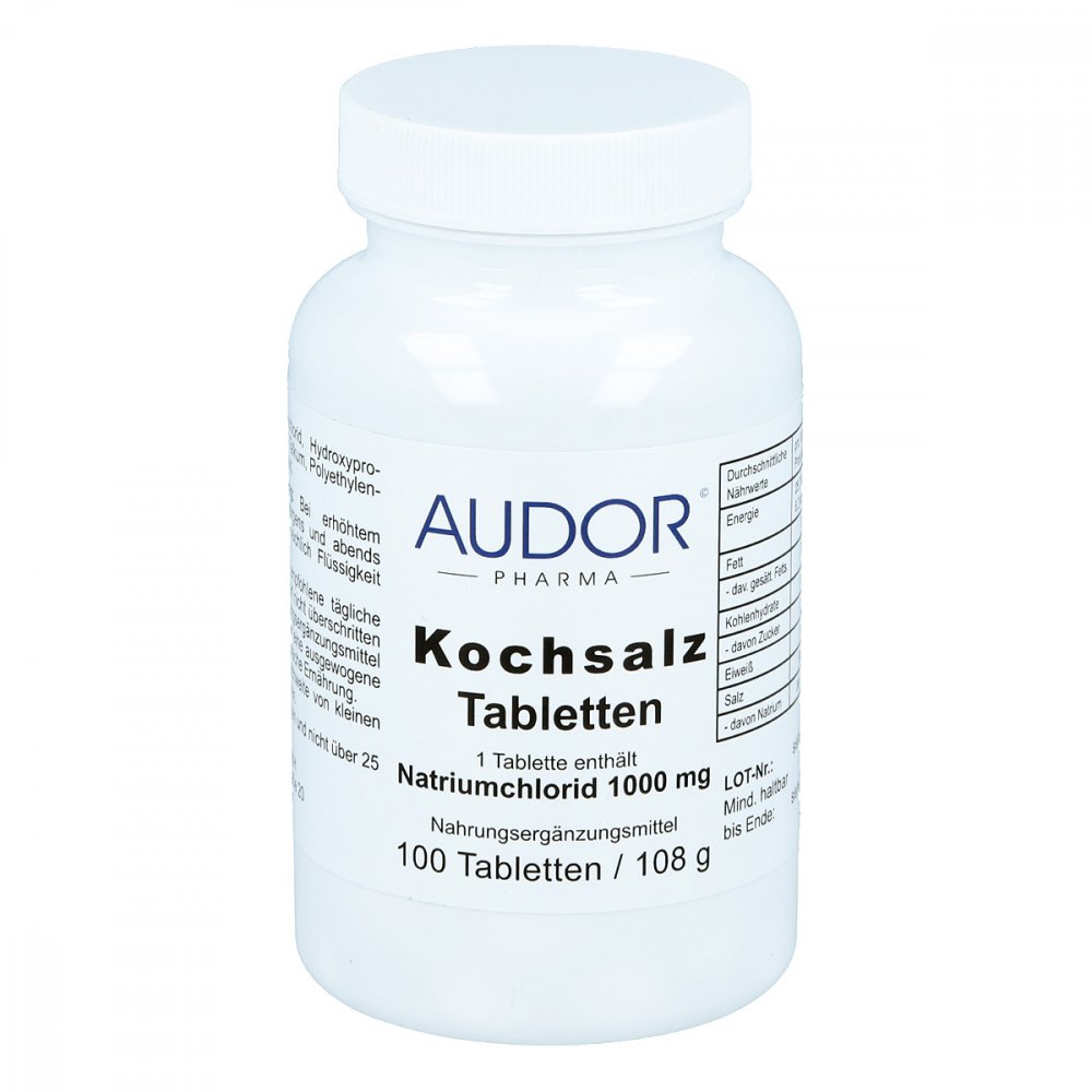 Euro OTC & Audor Pharma GmbH Kochsalz 1000 mg Tabletten 11287499