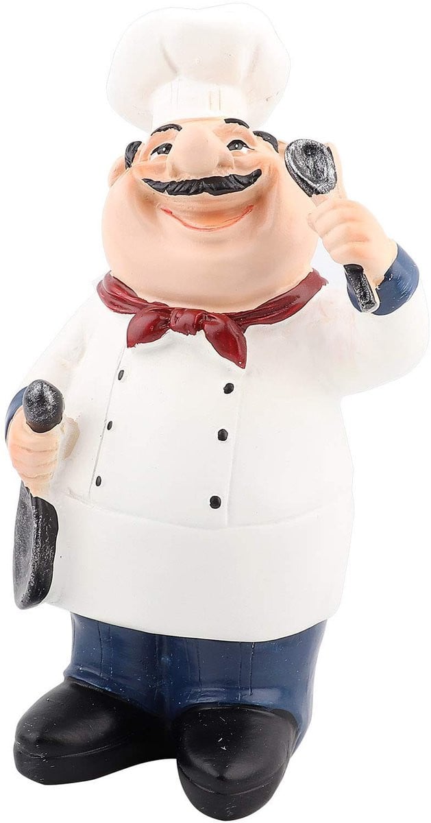 Dailygoods Vintage Chef Figurine Amerikaanse Stijl Tafelblad Decoratie