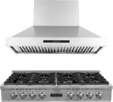 Proline Range Hoods "Proline 48"" All-Gas Range + Hood Bundle   Save 10%"