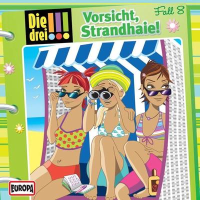 Fall 08: Vorsicht, Strandhaie! - Maja von Vogel,Peter Nissen,Hartmut Cyriacks, Audio, 4064066615291
