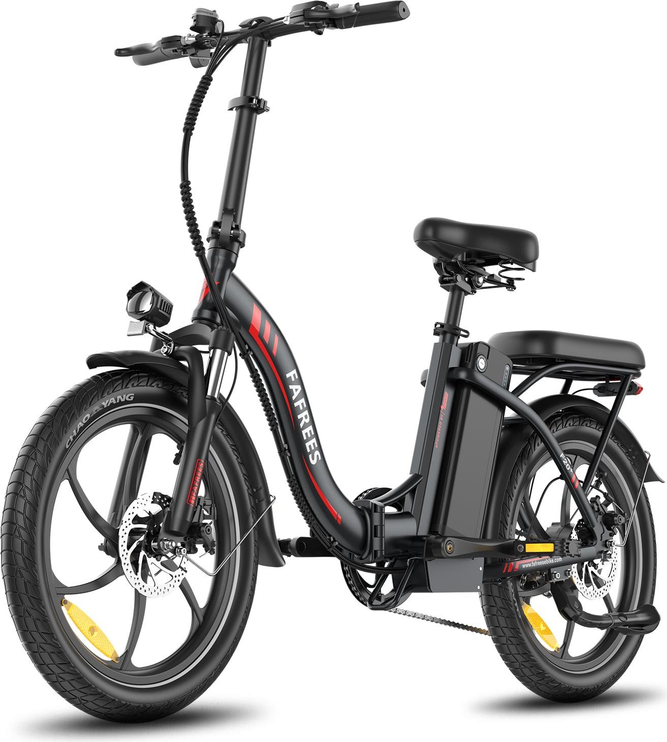 E-Bike FAFREES F20+ - Motor 250W Akku 36V20Ah 20 Zoll Räder Mechanische Scheibenbremse - Schwarz