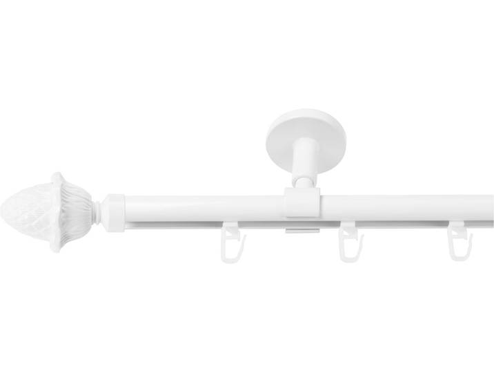 SN DECO GROUP Gardinenstange Innenlauf Nantes, 1-läufig, Fixmass, verschraubt Ø 19 mm Fixmass;kürzbar