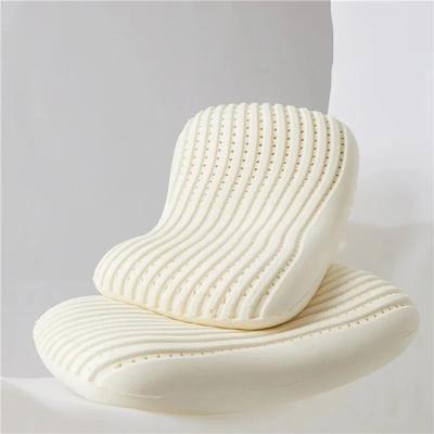 StayWell Natural Latex Pillow Cervical Vertebrae Health Care Orthopedic Anti Snore Massage, Ergonomic Support grey