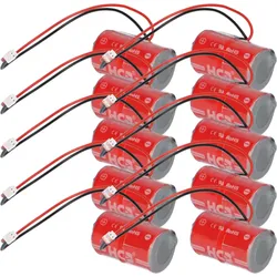 10x Lithium Batterie ER14250M DOM Protector Schließzylinder kompatibel zu 298384
