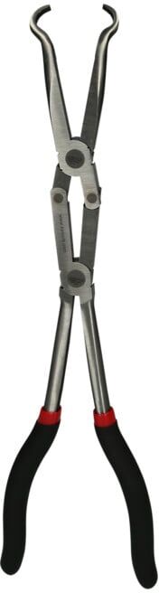 Pince pour anti-parasites de bougies double articulation Ø 13,0 mm, longue ; KS Tools (500.7167)