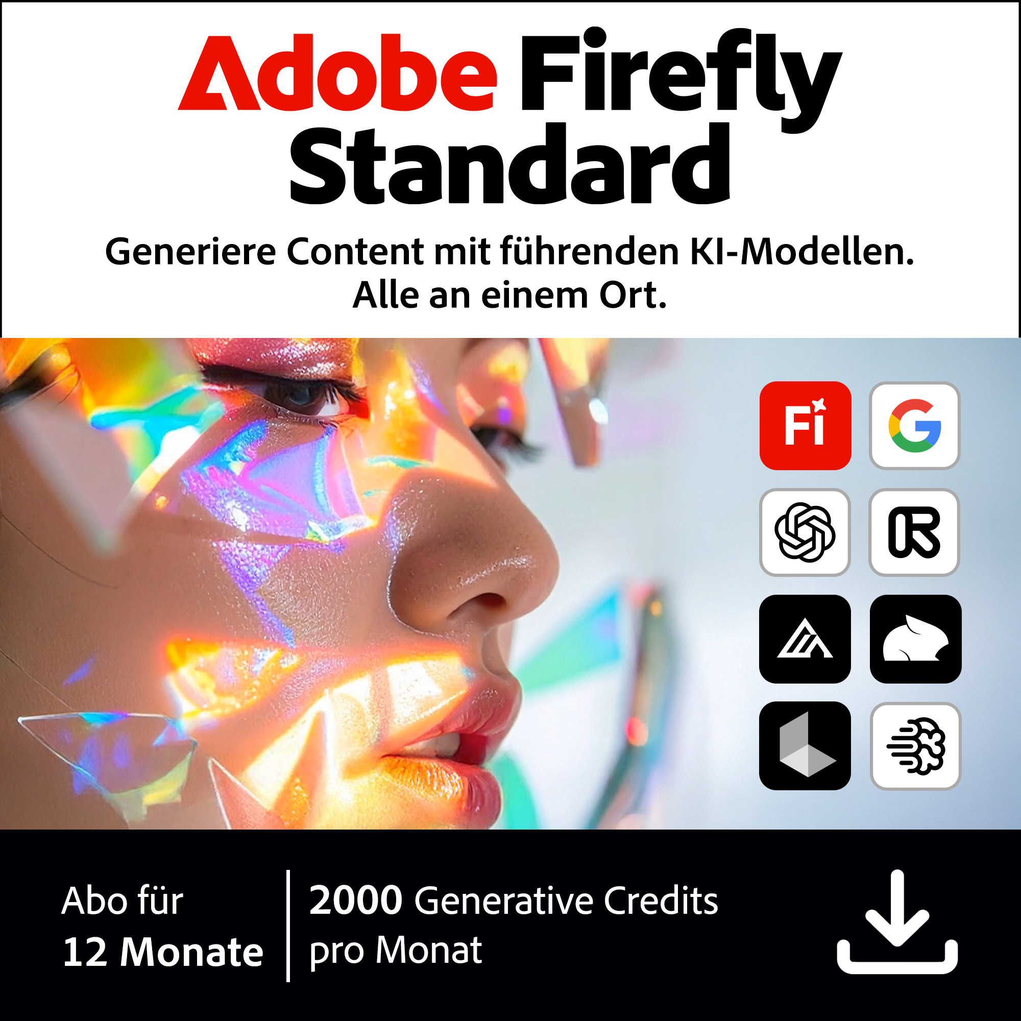 Adobe Firefly Standard | Download & Produktschlüssel 30016171