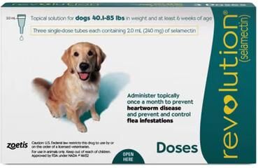 Capstar Revolution For Large Dogs 40.1-85lbs (Green) 3 Doses