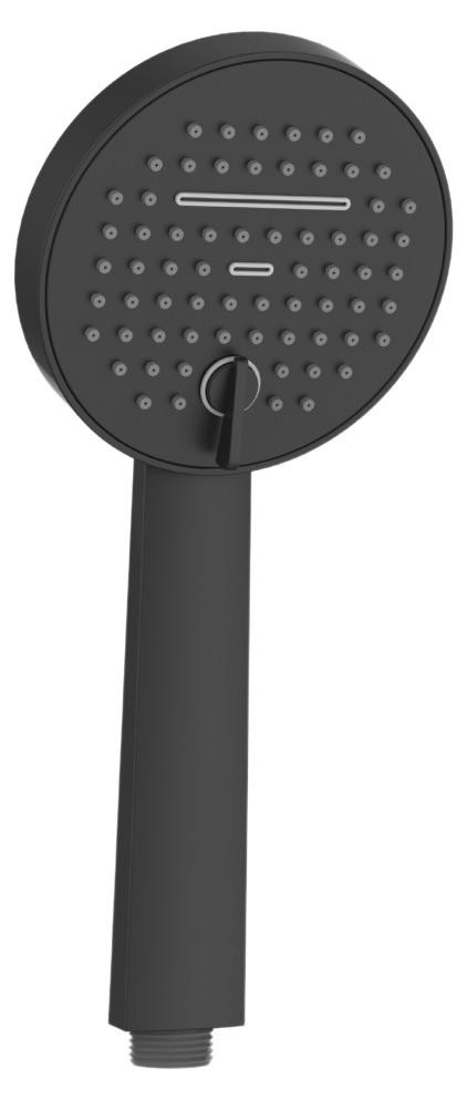 Invena 2-in-1 Douchekop Kalitea, Zwart - H/AS-72-004