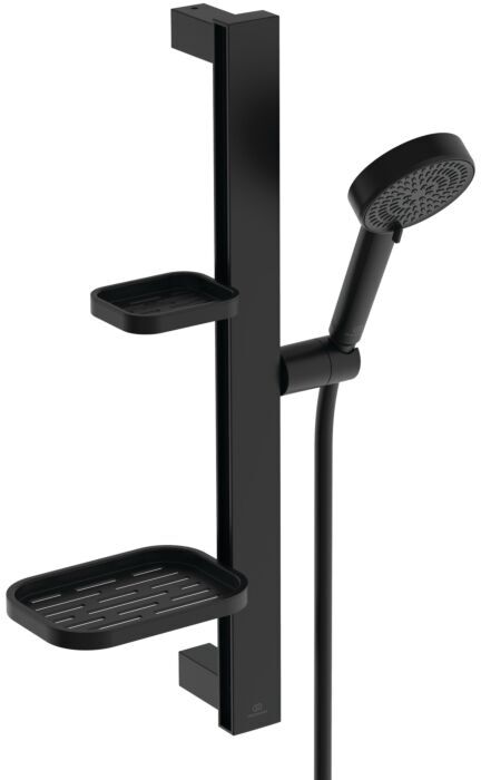 Ideal Standard Eco Idealrain Brausekombination BE226XG 2 Funktionen, Ø 10cm, 6l, silk black