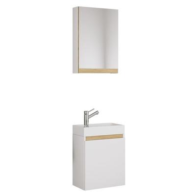 3 tlg. Hängeschrank Gäste-WC Waschbecken Softclose Cosila