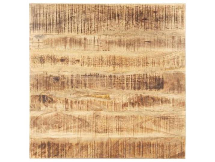 HEFZGDB Massivholz Tischplatte Mango 80x80 cm 25-27 mm Dicke rustikale Industrieeinrichtung langlebig und pflegeleicht für Essbereich Restaurant Café Hotel