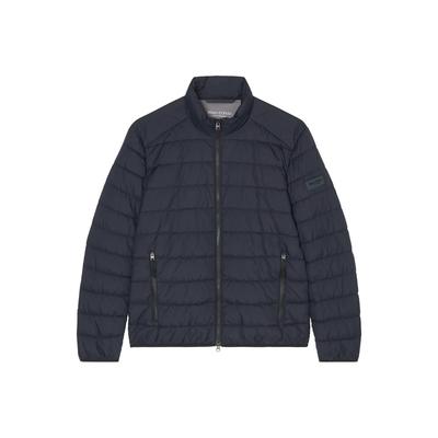 Steppjacke MARC O'POLO "Steppjacke Woven Outdoor Jackets 1er Pack", Herren, Gr. M, blau, Obermaterial: 100% Polyester PES. Futter: 100% Polyamid PA. 100% Polyester PES., Jacken Steppjacke