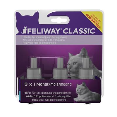 Feliway Classic Nachfüllflakon Vorteilspack f.Kat. 3x48 ml Lösung für einen Vernebler