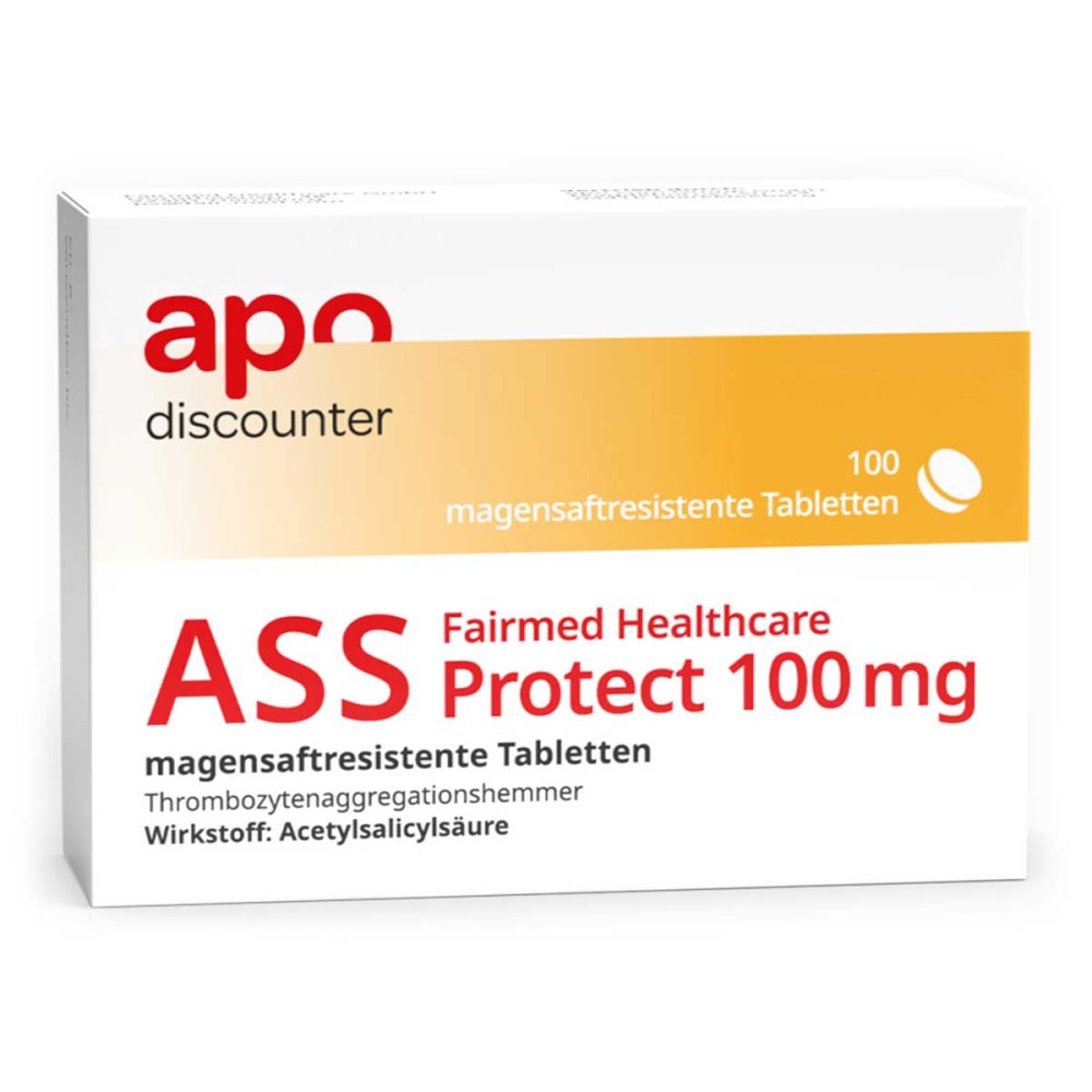 Fairmed Healthcare GmbH ASS 100 mg Protect, magensaftresistent von apodiscounter 17571468