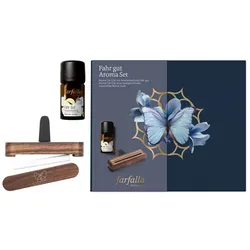 Geschenkset - Fahr gut | Aroma Car Clip mit Aromamischung