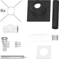 BOSCH Abgaszubehör FC-Set80-C93x, hinten Grundbausatz C93x, d:80/125mm