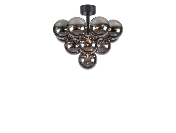 Plafonnier 13xG9 noir et fumé