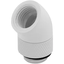 Corsair Hydro X Series 45° XF Adapter 2-pack, Wasserkühlung Anschluss, Weiss