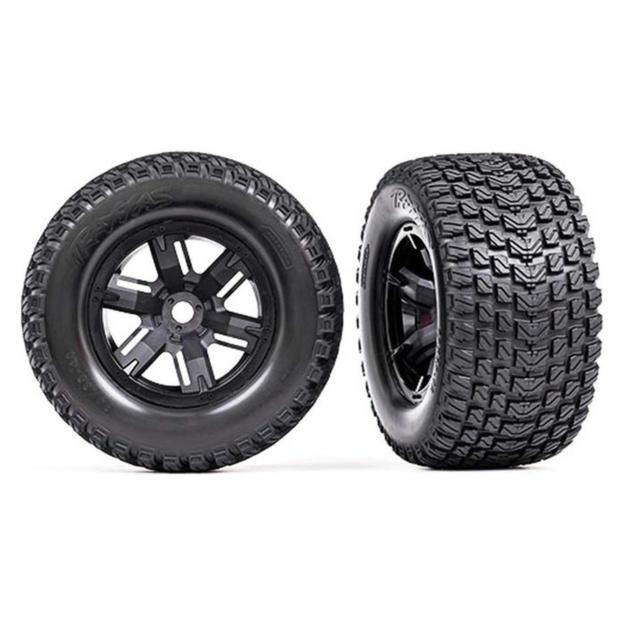 Traxxas Gravix Racing-Reifen Auf Schwarzen X-Maxx-Felgen (2) (TRX7877)