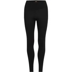 ICEBREAKER Icebreaker Damen Kleid W Mer 260 Tech High Rise Leggings, Größe L in Schwarz 01113