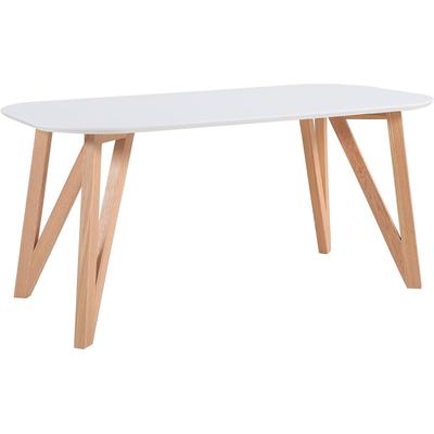 Essgruppe SALESFEVER "Växjö - Familienfreundlicher Esstisch inkl. Stühle", gelb, Sitzmöbel-Sets, Essgruppe, bestehend aus 4 modernen Polsterstühlen und einem 180 cm breitem Tisch