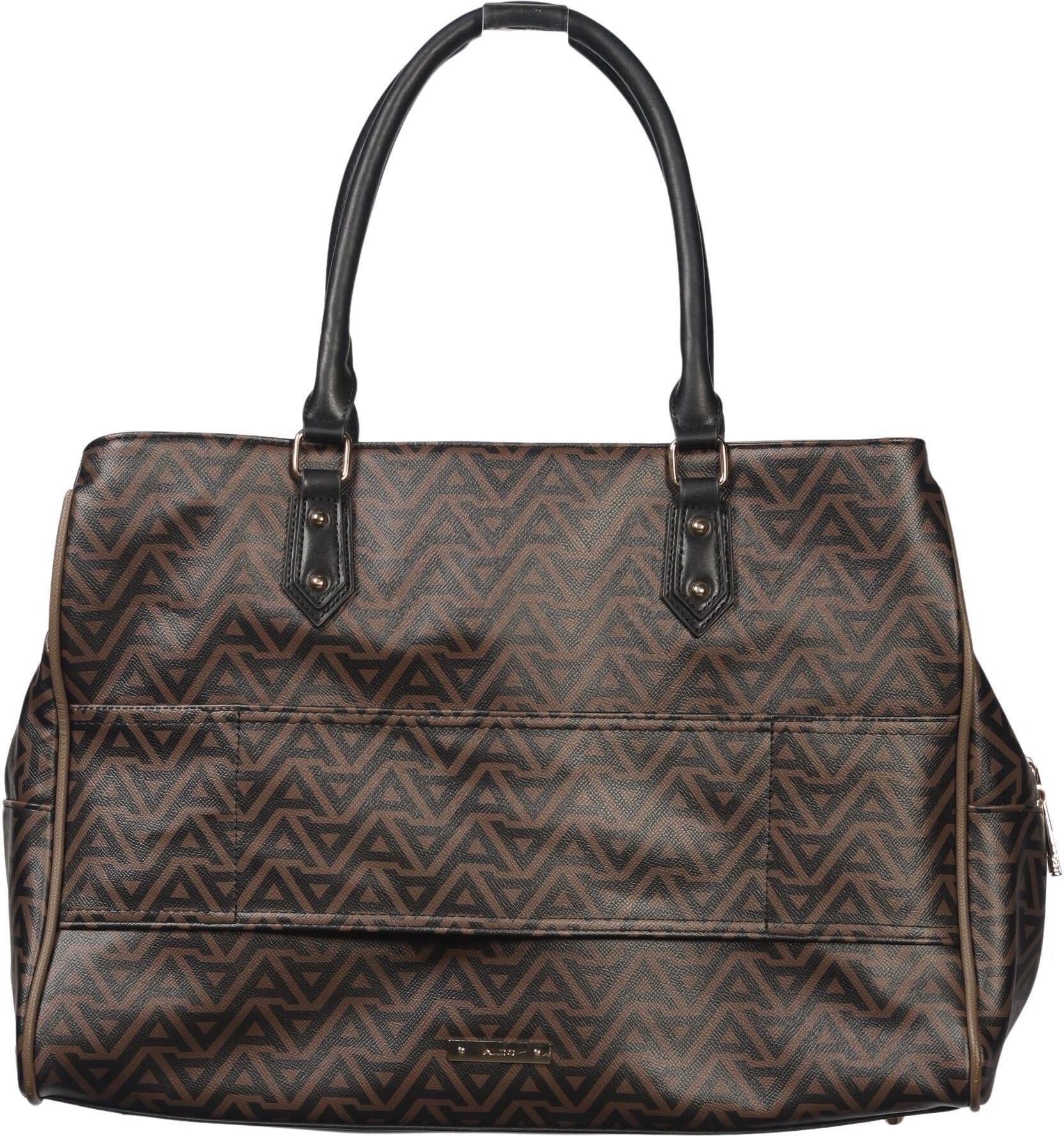 Aldo Damen Handtasche gross, Braun, Kunstleder - Second Hand
