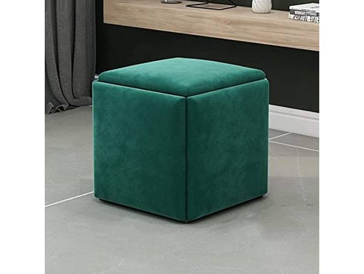 Quadratischer stapelbarer Sofasessel - 5 in 1 Nesting Ottoman Hocker, Cube Fußstütze Sitz, umwandelbarer Ottomane für Wohnzimmer Schlafzimmer - Fußhocker, Stapelbarer Hocker - Vielseitige & Stilvolle