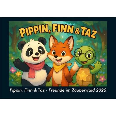 Pippin, Finn & Taz - Freunde im Zauberwald 2026 Fotokalender DIN A5, Taschenbuch von Kevin Heber,Tobias Schmitt, Vero Kalender, 978-3-695-41881-7