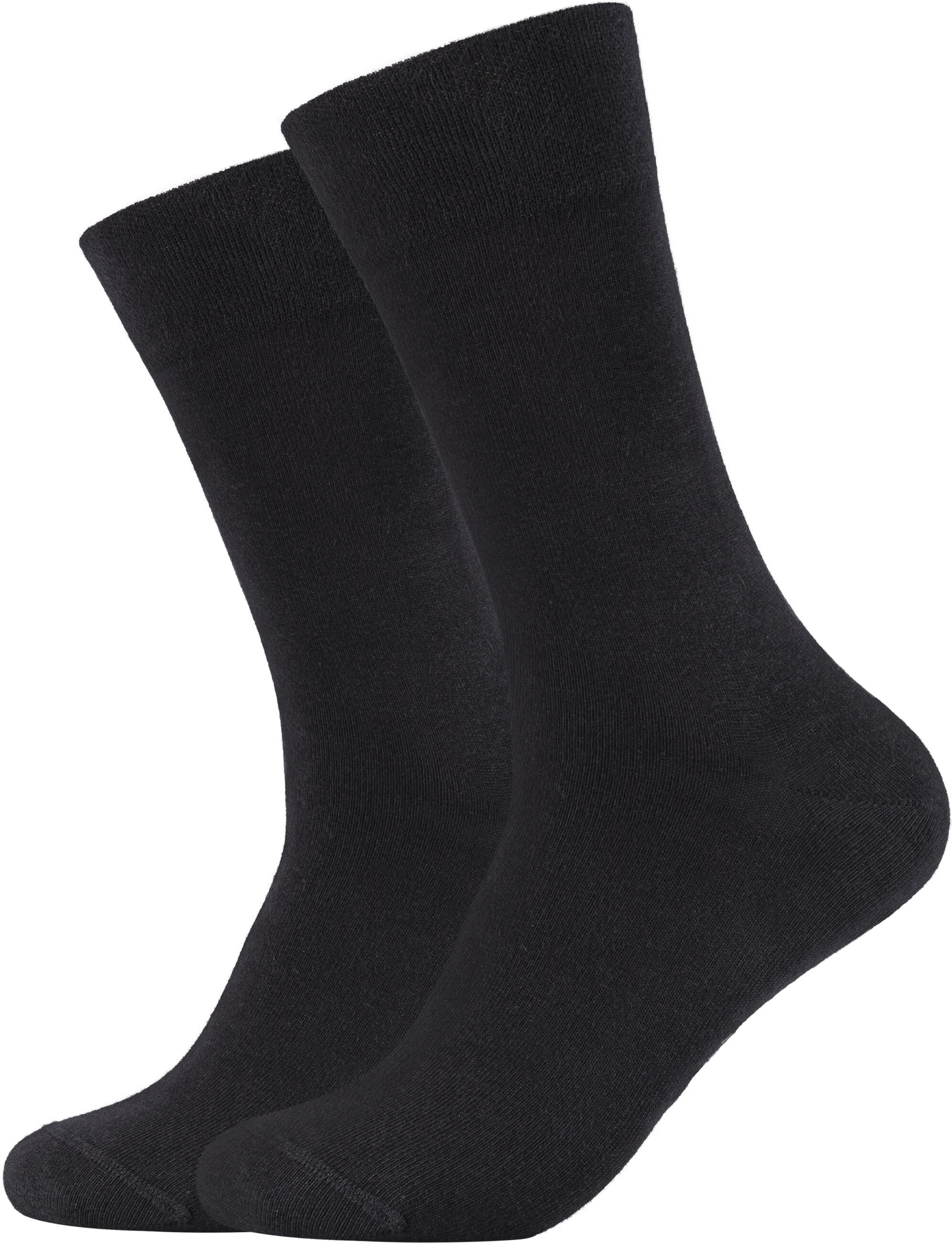 Socken CAMANO "ca-soft", Jungen, Gr. 39-42, schwarz, Baumwollmischung, unifarben, normal, Socken Socken, verstärkter Fersen- und Zehenbereich schwarz 39-42