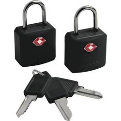 Pacsafe 10210100 Vorhängeschloss 2.5 cm TSA Schwarz Schlüsselschloss