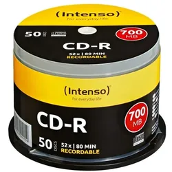 Intenso CD-Rohlinge »CD-R« 50 Stück silber