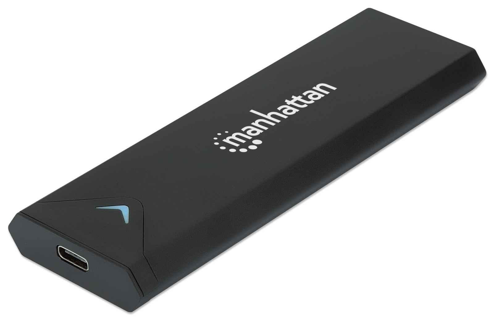 Manhattan 130530 M.2 NVMe SSD-behuizing USB 3.2 Gen2 USB-C