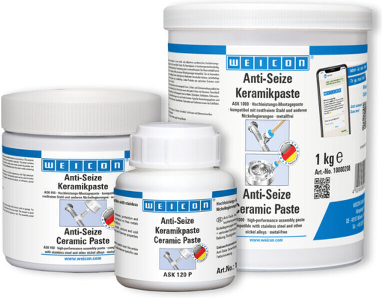 WEICON Keramikpaste Anti-Seize metallfrei 120g weiß (10067867)