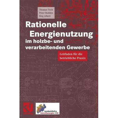 Rationelle Energienutzung im holzbe- und verarbeitenden Gewerbe, Taschenbuch von Thomas Tech,Peter Bodden,Jörg Albert, Vieweg & Teubner,