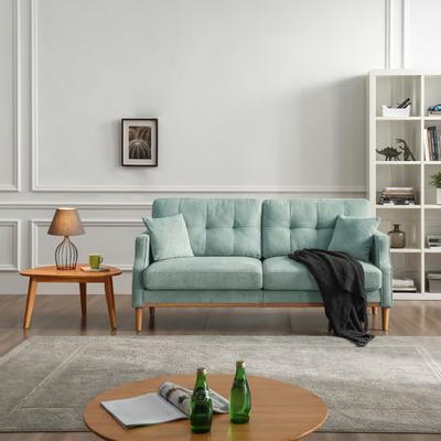 Living Space 3-Seater Waterproof Fabric Sofa with USB Charge Port