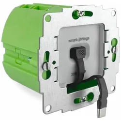 smart things sCharge 20W Unterputz Netzteil sC20-EU C mit USB-C/C Kabel (20 W), USB Ladegerät, Grau