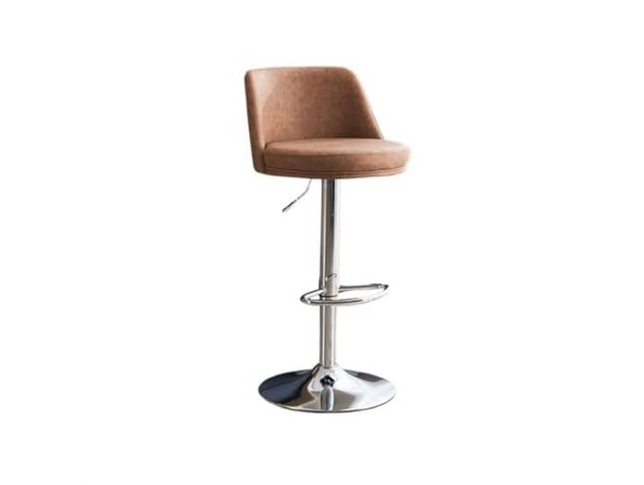 Bvn5kQ3dy Barstühle 60–80 cm hochklappbarer Barhocker mit drehbarer Rückenlehne for den Haushalt(Bruin)